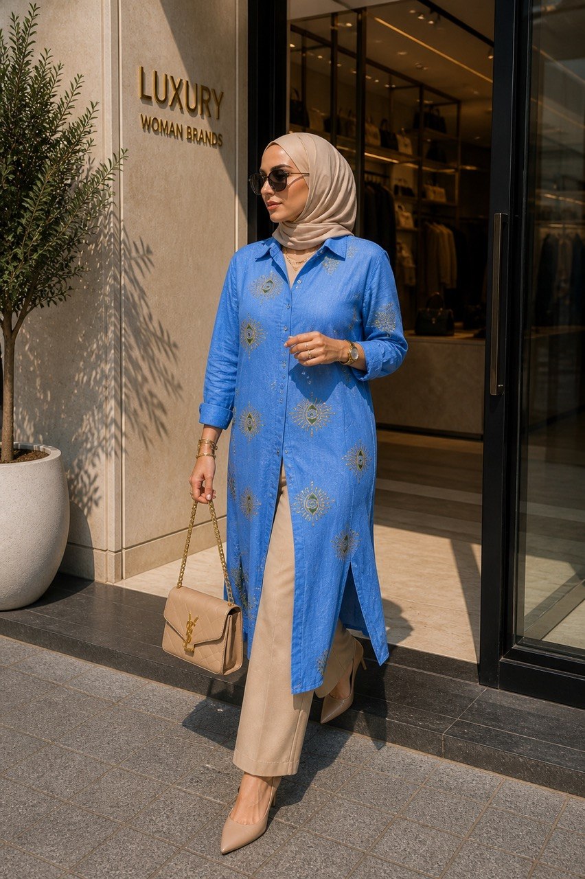 Turkish Eye Long Shirt (Restocked)