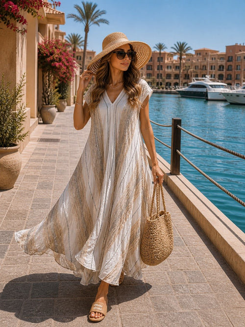 Coastal Breeze Linen Dress (Restocked)