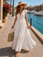 Coastal Pearl Turkish Dress