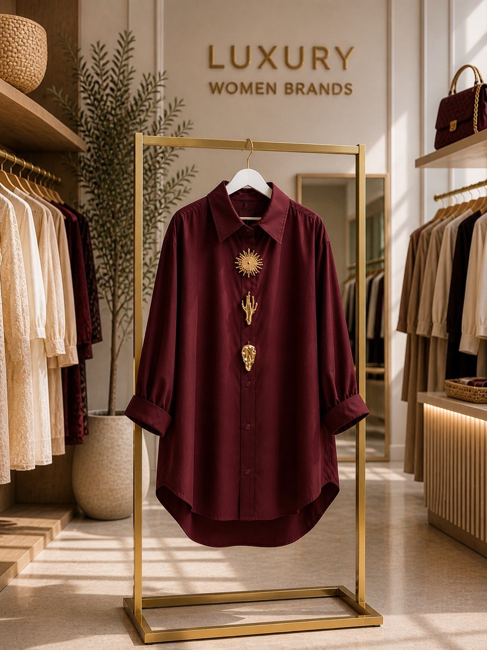 Oversized Poplin Cotton Chemise