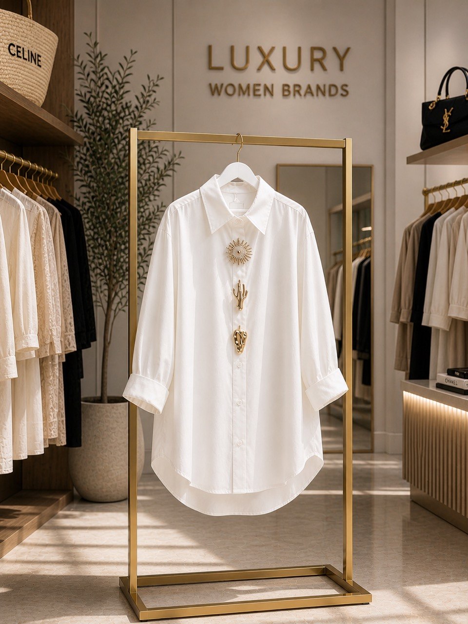 Oversized Poplin Cotton Chemise