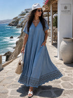 Santorini Breeze Dress (Restocked)